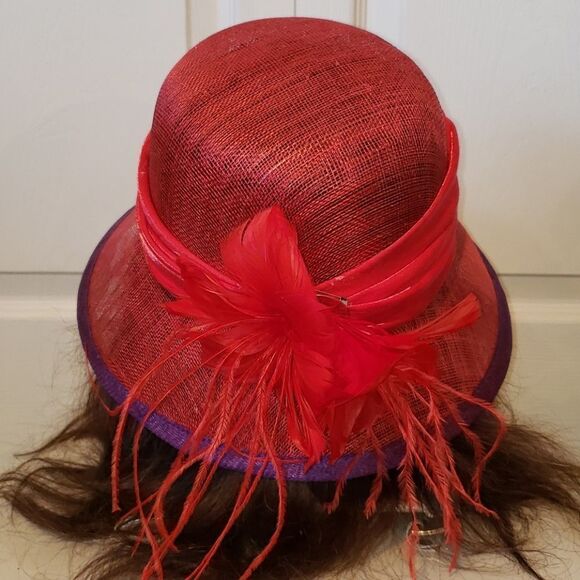 Something Special Red Designer Bucket Hat - Picture 2 of 7